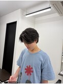 センターパート フェザーショート フェザーパーマ