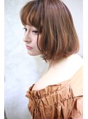 似合わせカットで小顔ボブ