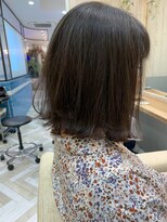 シー バイ ロンド 新宿(Sea by Lond)&nbsp;【佐藤健太郎】大人かわいいエアリーアッシュブラウン小顔ボブ