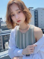 ルービック 難波(Rubik's)&nbsp;外ハネボブディ×透明感カラー×エアリーミディ