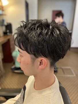 理容 うめむら 束感ショートマッシュ