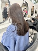 シークレットハイライト白髪ぼかしハイライトラベンダーベージュ