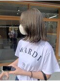 【iru /谷町/上本町】ブリーチなし/オリーブブラウン