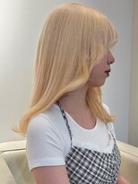 ベレーザ 渋谷(BELEZA)&nbsp;5016ニュアンスカラー艶髪ハイトーンシルキーベージュ韓国波巻き