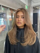 イキ 表参道(iki omotesando)&nbsp;ミディアムヘア/スラッシュ/グレージュカラー/デザインカラー