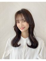 ロンドルーチェ 心斎橋(Lond luce)&nbsp;大人ガーリー×ミディアムレイヤーカット【心斎橋/髪質改善】