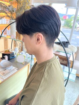 ユラギフロムユイマァル 水島店(YURAGI from YUIMARL) 韓国風ニュアンスパーマ×ダークグレージュ