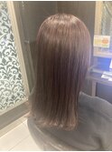 20代30代40代艶感ストレートアッシュグレージュ透明感ロング