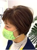 キレイめショート×白髪染め@30代@40代@50代