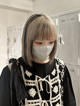 ザ オーダー(THE ORDER) ブロンド×ブラックのランダムメッシュデザイン