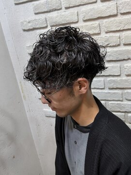 ビランチェ 池袋(bilancia) 波巻きツイストスパイラルパーマ/刈り上げショート20代30代