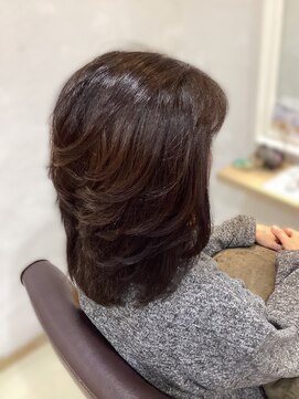 リベーヌプラス 【50代・60代】大人女性に人気のミディアムレイヤーNO2 B