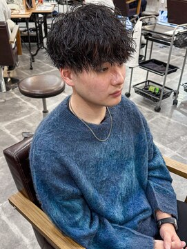 アムレヘアー(amule hair) 【amule hair】山崎賢人風無造作パーマ /20代/30代/40代/会社員/