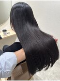 ツヤ髪ストレート