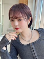 アフロート ディル(AFLOAT D'L)&nbsp;30代前下がりショートボブで絶壁解消丸みのあるひし形シルエット