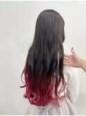 【ALIVE吉祥寺】ワインレッドグラデーションカラー