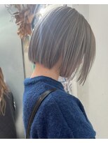 《suu.02》スノーベージュ【sheer color】× ボブ