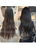 ダークグレージュ《★髪質改善うる艶水素カラー＋カット★》