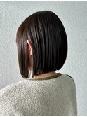 凛とした印象に◎大人ボブ