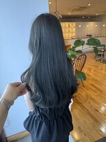 ルッツ(Lutz. hair design)&nbsp;【色落ちも可愛い】ブリーチなしのオリーブブルー．