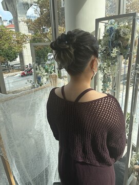ヘアセット専門サロン by OKINAWA WATABE WEDDING 那覇店 高めのアップスタイル