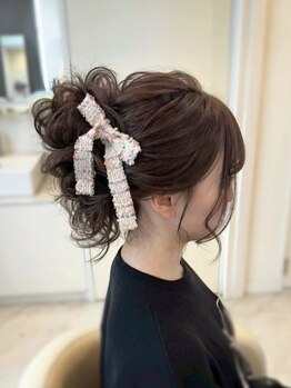 ベルグロー 原宿(BELLEGROW)の写真/【ヘアメイク専門サロン】トレンド×似合わせ×崩れにくい「BELLEGROW」のセット!プロの技術で華やかに♪