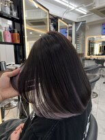 ラピス 渋谷本店(Lapis)&nbsp;インナーカラー/ホワイトラベンダー/レイヤーカット/髪質改善