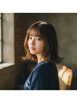 コトナ 越谷店 大人可愛い20代30代40代インナーカラー小顔ウルフレイヤーボブ