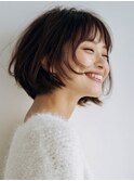 ミディアムヘア/デザインカラー/フェイスフレーミング/学芸大学