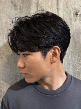 ダウンパーマ韓国ニュアンスパーマメンズカット