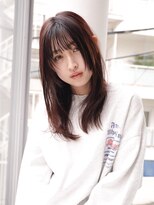 エムスラッシュ 新百合ヶ丘(M.SLASH)&nbsp;顔回り/ハイレイヤーカット/姫カットレイヤー/透け感/新百合ヶ丘