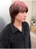 春◎メンズハイトーン！センターパート×ブリーチで爽やか韓国風