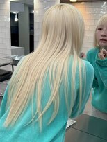 エクーエルム 心斎橋(ECOO yelm)&nbsp;ケアブリーチ/ホワイトベージュ/ハイトーン