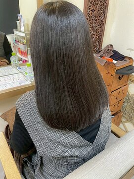 ヘアリゾート粋 ウナム 新宿東口店(enam) 艶髪/髪質改善/ストレート/グレージュ