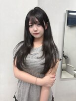プリアバイポプルス 渋谷(pria by popls)&nbsp;ミディアムレイヤーハッシュカット顔周りレイヤーカット韓国ヘア