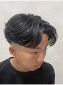 波巻きツイストスパイラル/リバースセンターパート/円町