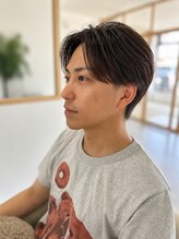 初めてのパーマにオススメ◎強過ぎないナチュラルな毛流れでイメージチェンジ[メンズカット/メンズパーマ]
