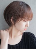 20代30代40代ひし形大人かわいい小顔ラベンダーアッシュショート