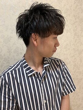 ジルバイジアン(JILL by GIEN) メンズカット お洒落ボーイ マッシュ風 メンズパーマ 安田紗莉奈