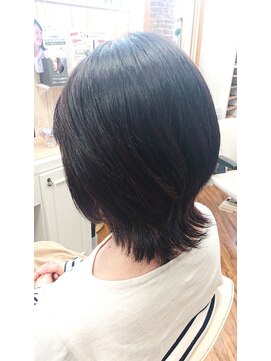 ヘアアンドメイク イムス(hair&make imus) 外ハネショートボブ