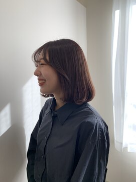 シェノン 西梅田(CHAINON) 韓国式似合わせカット、ボブ＊タンバルモリ、ショコラベージュ