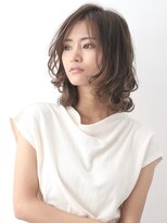 ロージーバイフーガヘアー 元住吉店(Rosy by FUGAhair)&nbsp;カーキアッシュ×レイヤーミディ