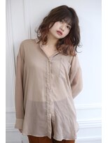 ヘアーメイクパウダー 天王寺寺田町店(Hair make powder) 小顔外ハネミディアムインナー20代30代40代くびれミディ韓国ヘア