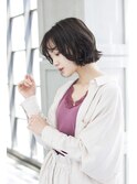 【Totia堀江】春パーマ×外ハネボブ×ミントベージュ