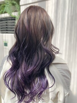 イヴァン アンド リズ 奈良店(IVAn ＆ LIZ) ＃グラデーション　＃パープル