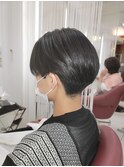 20代30代大人可愛い小顔ショート丸み刈り上げショート