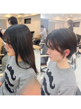 メモリーズ 銀座(Memories) バッサリカットでイメチェンショートヘア　銀座駅