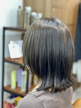 ロア(lore) 【lore銀座】やわらかグレージュ ULTOWA髪質改善トリートメント