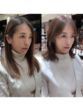 アフロート ギンザ(AFLOAT GINZA) AFLOAT GINZA【仲道 弘泰】2wayバング【before→after】