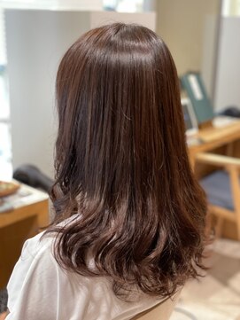 エムプラス センター北(M.plus) モカブラウン/毛先パーマ